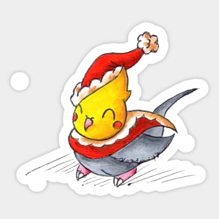 Santa Tiel Sticker